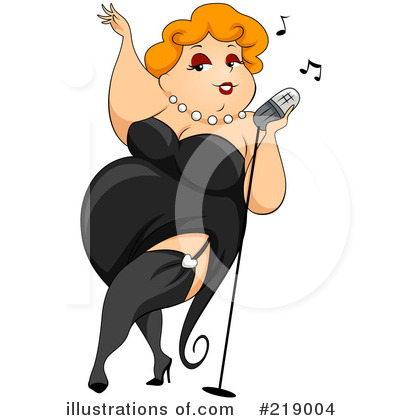 Royalty-Free (RF) Singer Clipart Illustration by BNP Design Studio - Stock Sample #219004