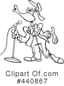 Singer Clipart #440867 by toonaday
