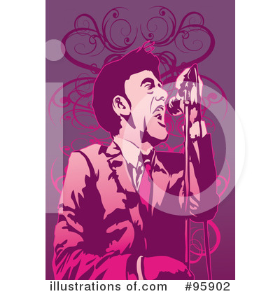 Royalty-Free (RF) Singer Clipart Illustration by mayawizard101 - Stock Sample #95902