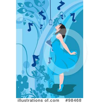 Royalty-Free (RF) Singing Clipart Illustration by mayawizard101 - Stock Sample #98468