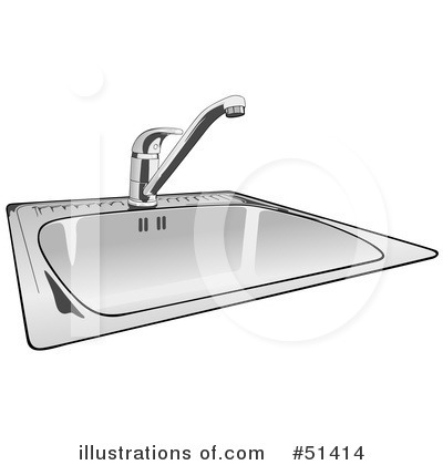Royalty-Free (RF) Sink Clipart Illustration by dero - Stock Sample #51414