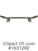 Skateboard Clipart #1631282 by Vector Tradition SM