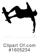 Skateboarder Clipart #1605234 by AtStockIllustration