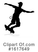Skateboarder Clipart #1617649 by AtStockIllustration