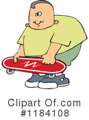 Skateboarding Clipart #1184108 by djart