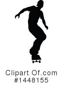 Skateboarding Clipart #1448155 by AtStockIllustration