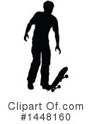 Skateboarding Clipart #1448160 by AtStockIllustration