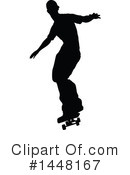 Skateboarding Clipart #1448167 by AtStockIllustration