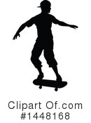 Skateboarding Clipart #1448168 by AtStockIllustration