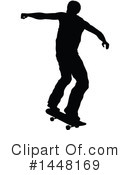 Skateboarding Clipart #1448169 by AtStockIllustration