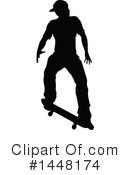 Skateboarding Clipart #1448174 by AtStockIllustration