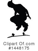 Skateboarding Clipart #1448175 by AtStockIllustration
