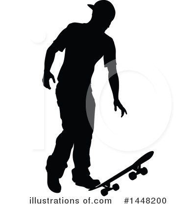 Royalty-Free (RF) Skateboarding Clipart Illustration by AtStockIllustration - Stock Sample #1448200