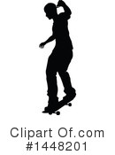 Skateboarding Clipart #1448201 by AtStockIllustration