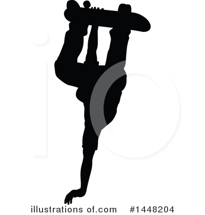 Royalty-Free (RF) Skateboarding Clipart Illustration by AtStockIllustration - Stock Sample #1448204