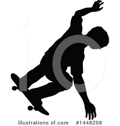 Royalty-Free (RF) Skateboarding Clipart Illustration by AtStockIllustration - Stock Sample #1448208