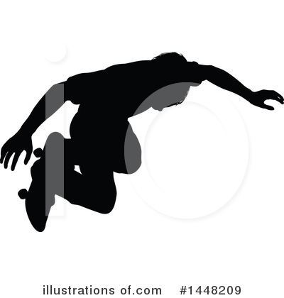 Royalty-Free (RF) Skateboarding Clipart Illustration by AtStockIllustration - Stock Sample #1448209