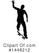 Skateboarding Clipart #1448212 by AtStockIllustration