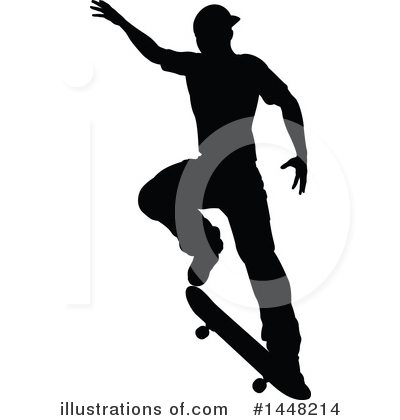 Royalty-Free (RF) Skateboarding Clipart Illustration by AtStockIllustration - Stock Sample #1448214
