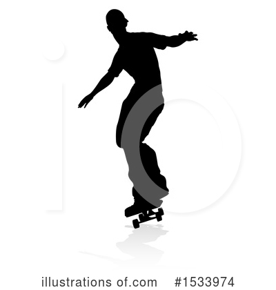 Royalty-Free (RF) Skateboarding Clipart Illustration by AtStockIllustration - Stock Sample #1533974
