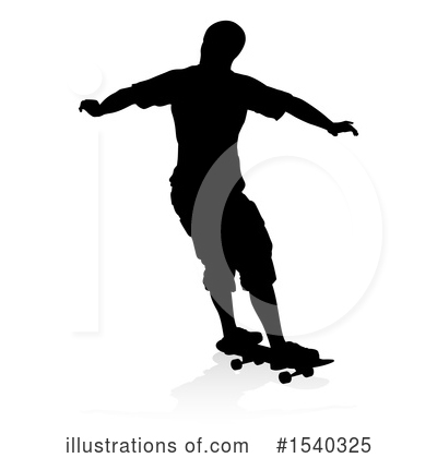 Royalty-Free (RF) Skateboarding Clipart Illustration by AtStockIllustration - Stock Sample #1540325