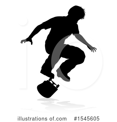 Royalty-Free (RF) Skateboarding Clipart Illustration by AtStockIllustration - Stock Sample #1545605