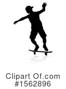 Skateboarding Clipart #1562896 by AtStockIllustration
