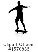 Skateboarding Clipart #1570836 by AtStockIllustration