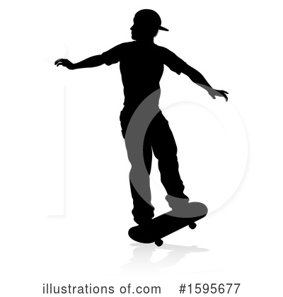 Royalty-Free (RF) Skateboarding Clipart Illustration by AtStockIllustration - Stock Sample #1595677