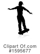 Skateboarding Clipart #1595677 by AtStockIllustration