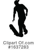 Skateboarding Clipart #1637283 by AtStockIllustration