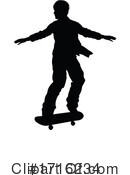 Skateboarding Clipart #1716234 by AtStockIllustration