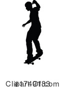 Skateboarding Clipart #1749183 by AtStockIllustration