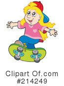 Skateboarding Clipart #214249 by visekart