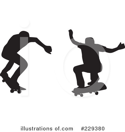 Skateboarding Clipart #229380 by patrimonio