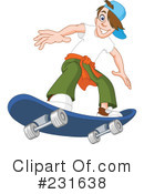 Skateboarding Clipart #231638 by yayayoyo