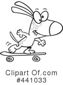 Skateboarding Clipart #441033 by toonaday