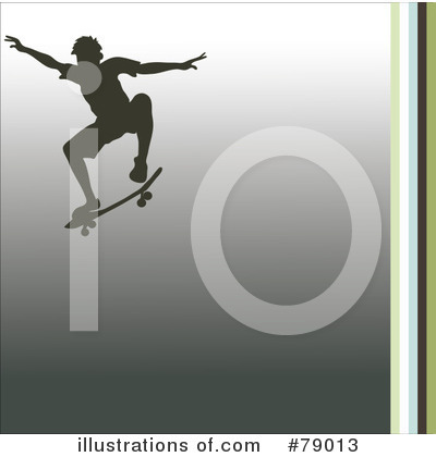Royalty-Free (RF) Skateboarding Clipart Illustration by Pams Clipart - Stock Sample #79013