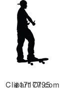 Skater Clipart #1717795 by AtStockIllustration