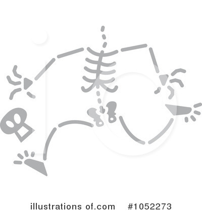 Royalty-Free (RF) Skeleton Clipart Illustration by Zooco - Stock Sample #1052273