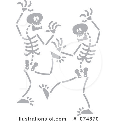 Royalty-Free (RF) Skeleton Clipart Illustration by Zooco - Stock Sample #1074870