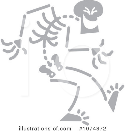 Skeleton Clipart #1074872 by Zooco