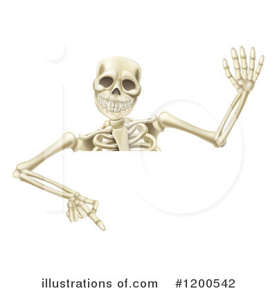 Skeleton Clipart #1200542 by AtStockIllustration