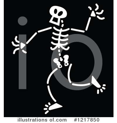 Royalty-Free (RF) Skeleton Clipart Illustration by Zooco - Stock Sample #1217850