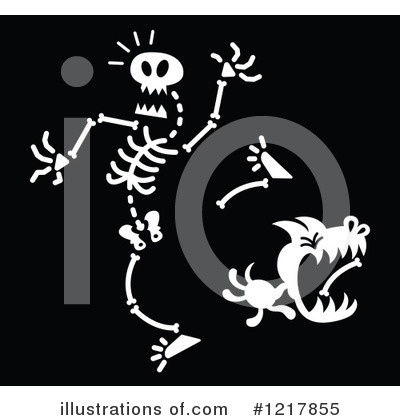 Royalty-Free (RF) Skeleton Clipart Illustration by Zooco - Stock Sample #1217855