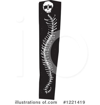 Royalty-Free (RF) Skeleton Clipart Illustration by xunantunich - Stock Sample #1221419