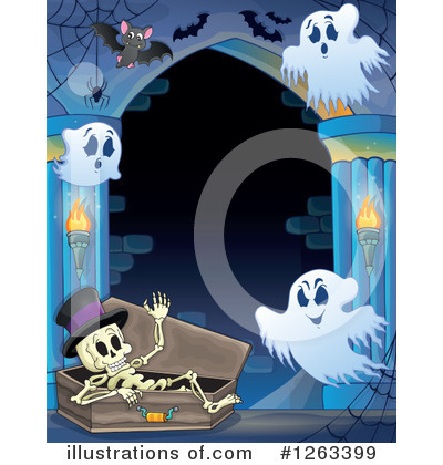 Royalty-Free (RF) Skeleton Clipart Illustration by visekart - Stock Sample #1263399