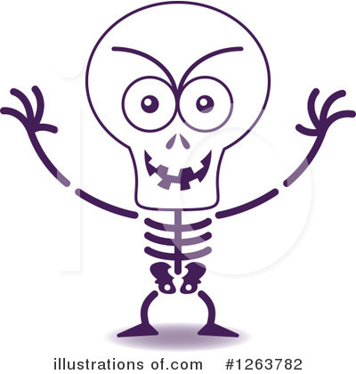 Royalty-Free (RF) Skeleton Clipart Illustration by Zooco - Stock Sample #1263782