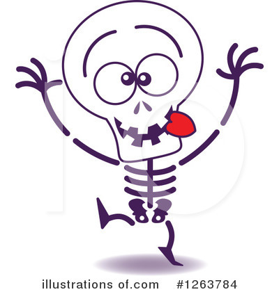 Royalty-Free (RF) Skeleton Clipart Illustration by Zooco - Stock Sample #1263784