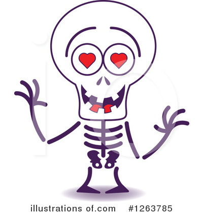 Royalty-Free (RF) Skeleton Clipart Illustration by Zooco - Stock Sample #1263785